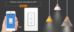 Nexete Smart Wi-Fi Double Light Switch, 2 in1 Single Pole Switch Compa –  nexete