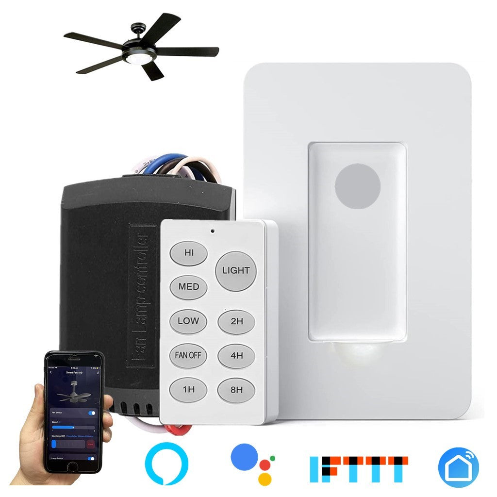 Nexete Smart Wi-Fi Ceiling Fan Remote Control Kit, add a Ceiling Fan, –  nexete