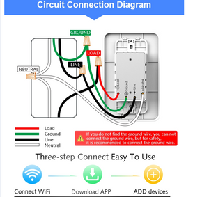 Nexete Smart Wi-Fi Dimmer Switch, Dim Lighting from Anywhere, in-Wall, Single Pole No Hub Required, Compatible with Alexa and Google Assistant,ETL Certified (Smart Switch Dimmer 1-Pack)